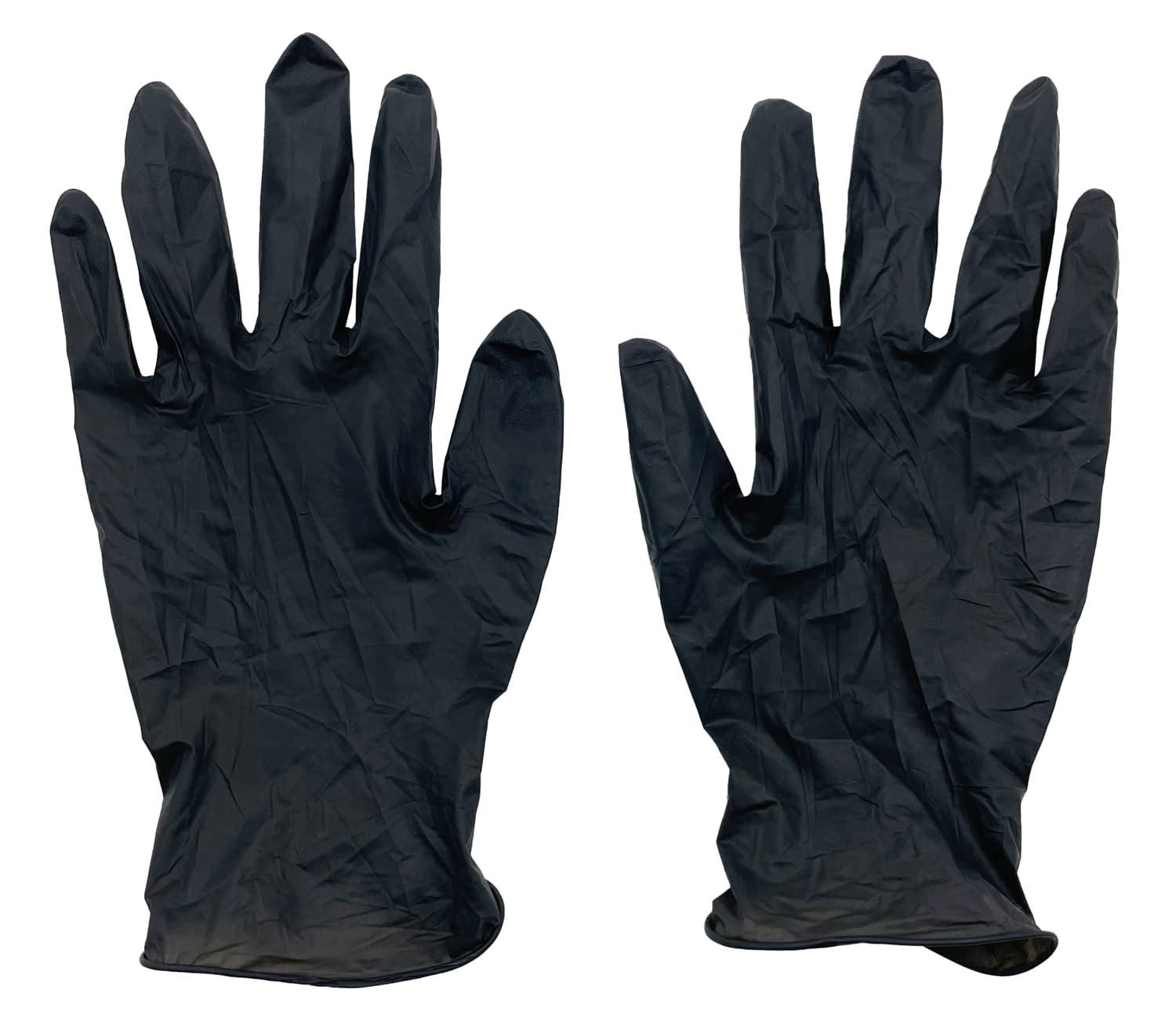 Gant de protection en nitrile noir, Taille L, boite de 100pces