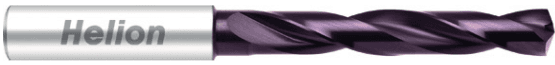 60.6005 d: 10.6 Solid carbide drill 5XD HA DIN 6537L DRILLANT