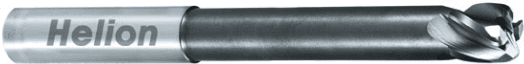 90.6413 D:10 R:1.5 L3: 60 Solid Carbide End Mill C.rad. TiAlN