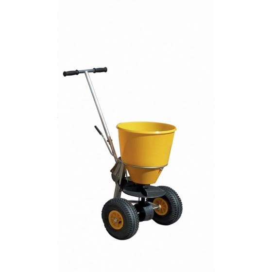 Epandeur contenance 20 litres / 25 kg. Largeur d'épandage : de mi-cercle 1 à 3 m
