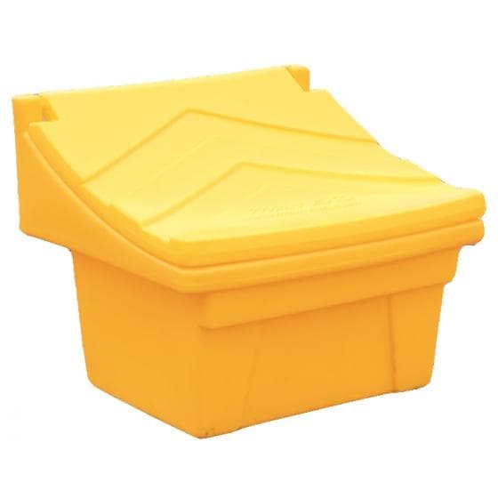 Coffre à sable, sel ou granulés, volume 100 litres. Fabriqué en polyéthylène hau