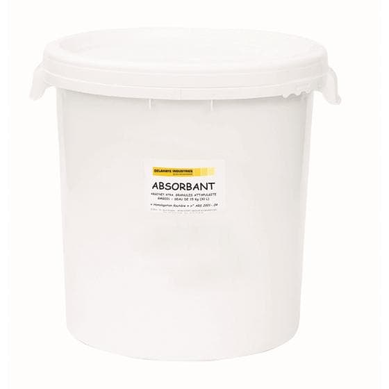 Granulé minéral absorbant tous liquides, Attapulgite calcinée. Unité de vente :