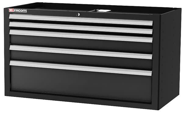 JLS MEUBLE 5 TIROIRS EXTRA LARGE NOIR