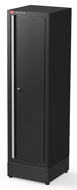 JLS ARMOIRE PORTE PLEINE L500 NOIR