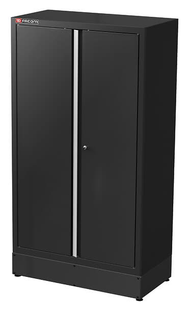 JLS ARMOIRE PORTE PLEINE L1000 NOIR