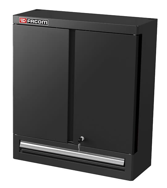 JLS MEUBLE HAUT PORTES ET TIROIR NOIR