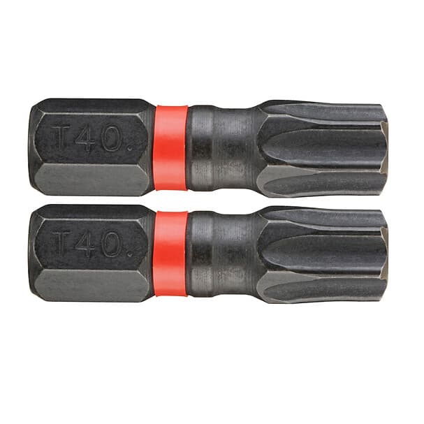 2 EMBOUTS 25 MM TORX T40 IMPACT