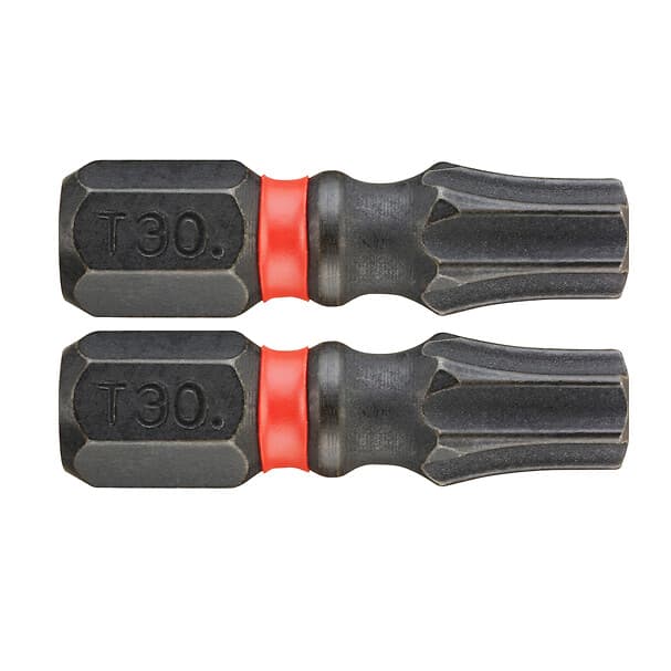 2 EMBOUTS 25 MM TORX T30 IMPACT