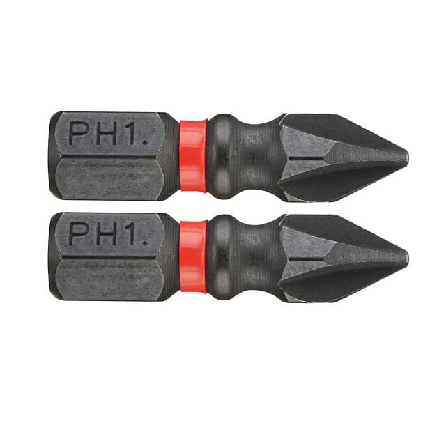 2 EMBOUTS 25 MM PH1 IMPACT