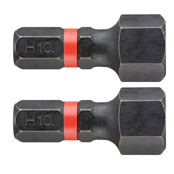 2 EMBOUTS 25 MM 6 PANS 10MM IMPACT