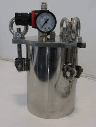 RESERVOIR SOUS PRESSION, INOX - 2L - 0 à 1BARS - OUVERTURE TOTALE
