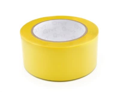 Ruban adhésive de traçage au sol 100mm x 33mm YELLOW