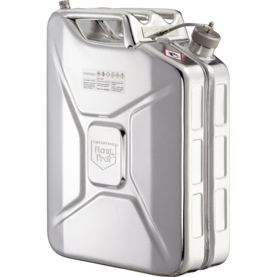 Jerrican de 20 L avec bouchon fileté pr liquides inflammables ou explosifs. Pr l