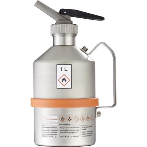 Bidon de Sécurité avec bec verseur de 2 L. Pr liquides inflammables ou explosifs