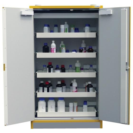 Armoire de sécurité pour produits inflammables, coupe-feu 30 minutes certifiée s