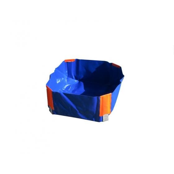 Bac de rétention souple de 75 litres. Bac pliable et transportable. Fabriqué en