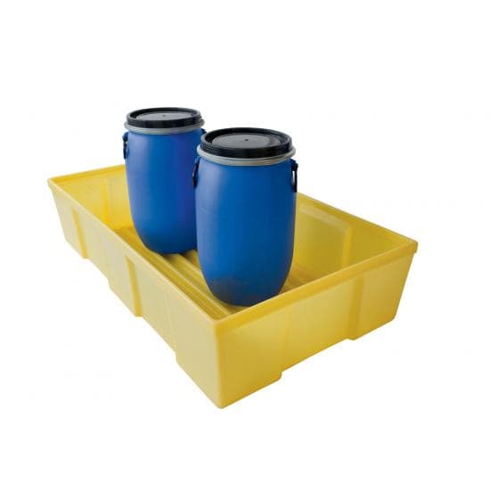 Bac de rétention sans caillebotis, rétention de 230 litres.