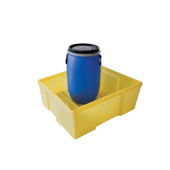 Bac de rétention sans caillebotis, rétention de 110 litres.
