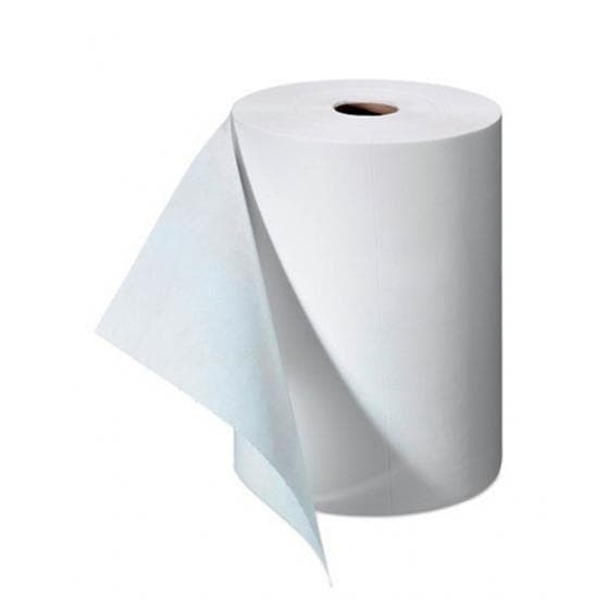 Essuyage non tissé en fibres cellulose et polyester, couleur blanc,