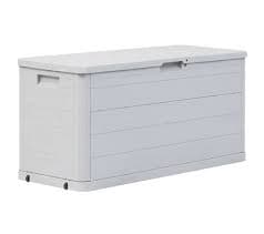 Coffre de rangement multi-usage, capacité 280 litres. Avec couvercle cadenassabl