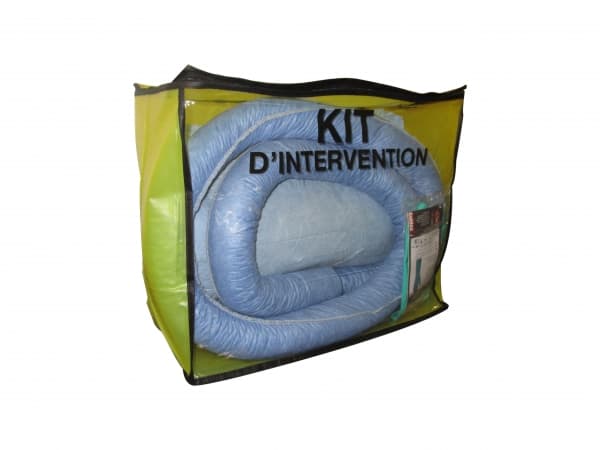 Housse PVC pour kit, transparente, avec glissière et poignée. - Unité de vente :