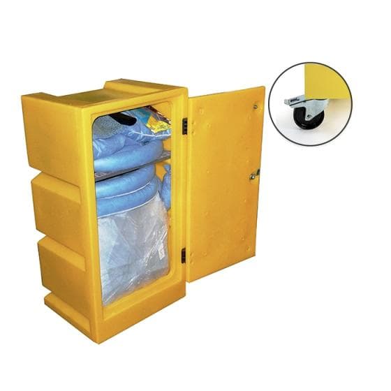 Kit d'intervention pour produits chimiques et tous liquides, capacité d'absorpti