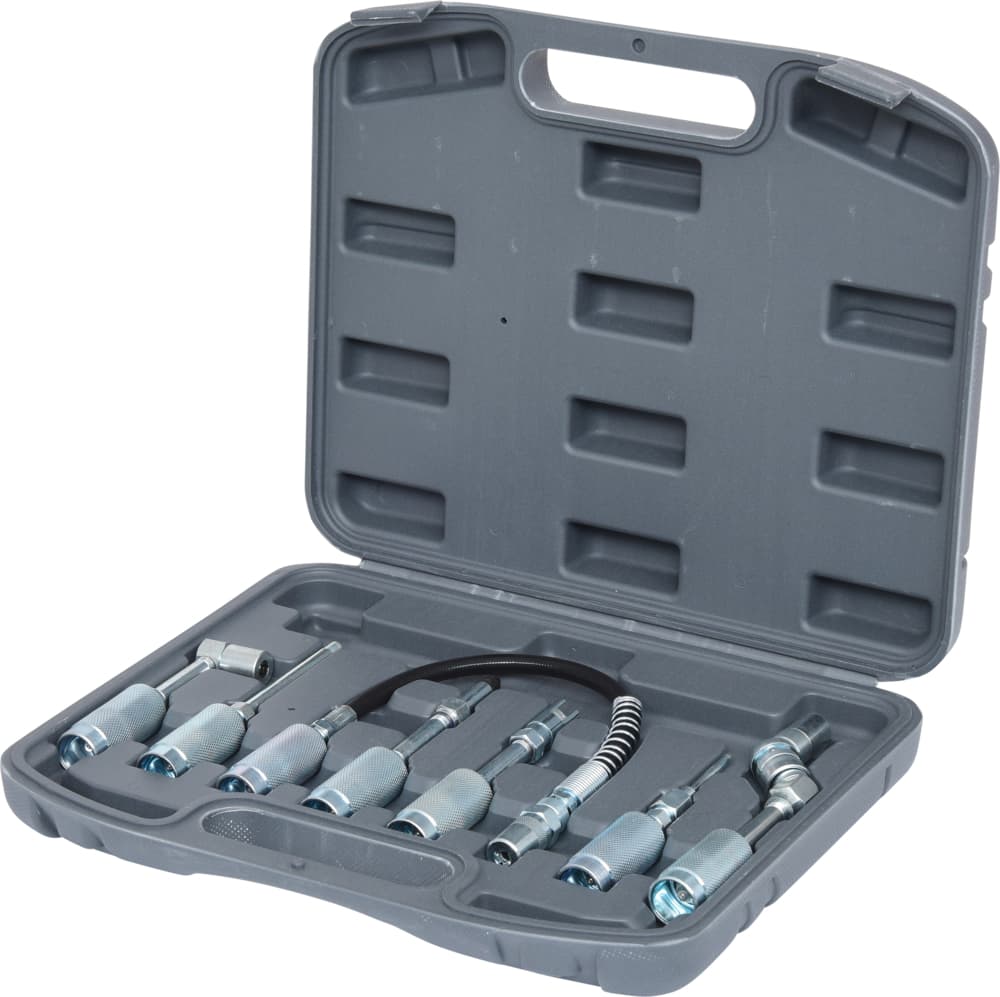 Jeu d'adaptateurs pour pompe à graisse, 7 pcs