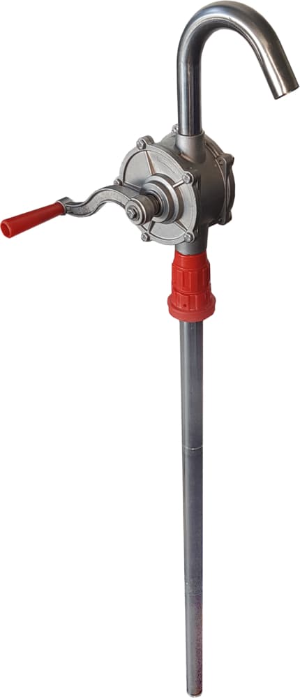 Pompe à huile rotative manuelle INOX. 1350 mm