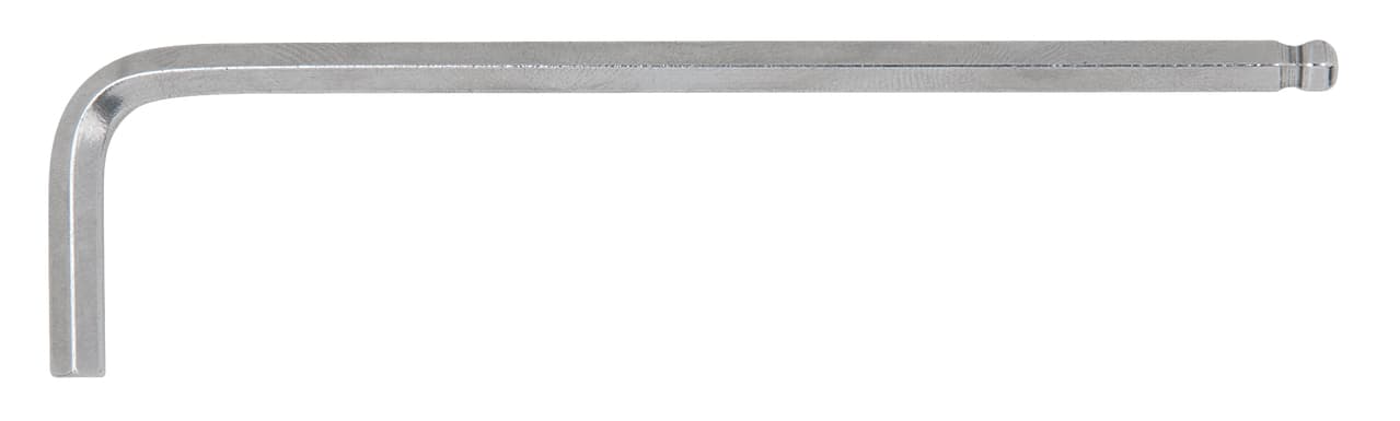 Clé mâle INOX 6 pans à tête sphérique longue - 2.5mm