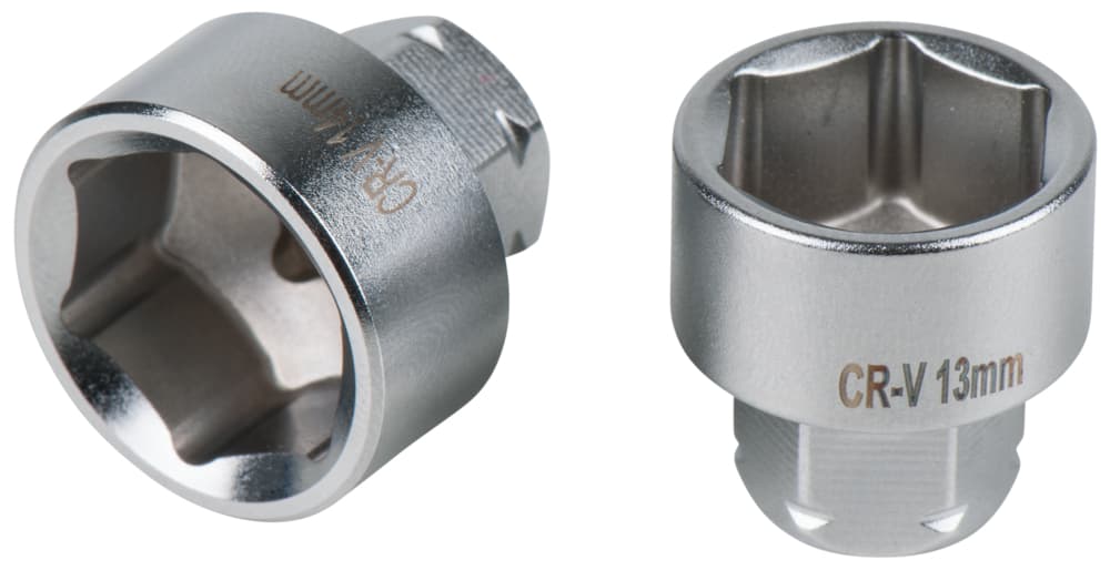 Douille traversante 6 pans 7 mm. L. 18 mm du coffret 918.3050