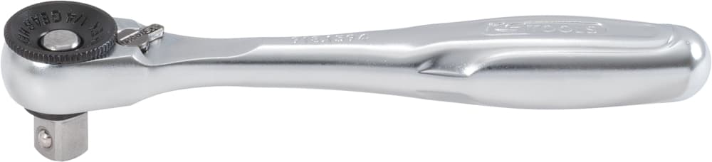 Cliquet réversible porte-embouts 1-4'' avec adaptateur carré pour douilles 1-4''
