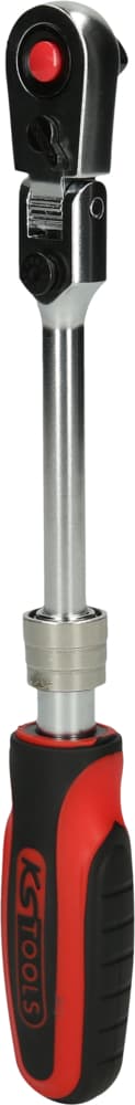 Cliquet téléscopique réversible 1-4'' à tête articulée. 72 dents