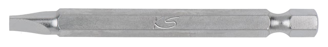 Boîte de 5 embouts de vissage Fente. L.75 mm - 1-4'' - 12 mm