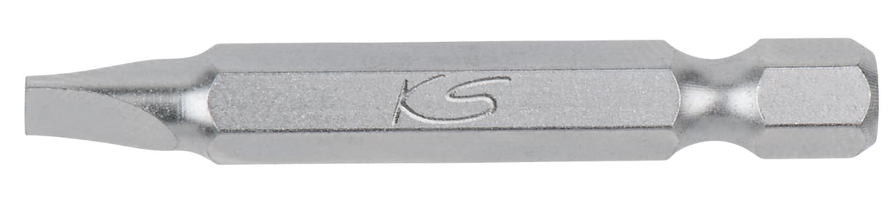 Boîte de 5 embouts de vissage Fente, L.50 mm - 1/4'' - 1,5 mm