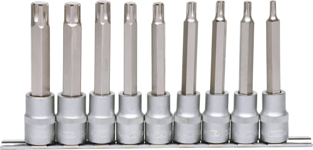 Jeu de douilles tournevis 1-2'' RIBE. 9 pièces. M5-M14