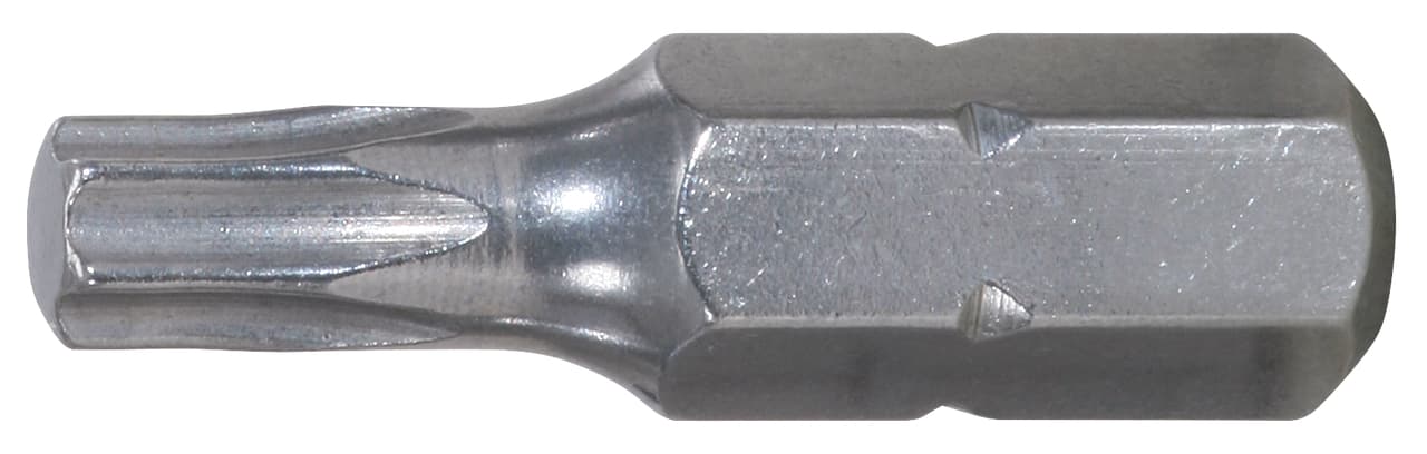 Boite de 5 embouts de vissage INOX TORX 1/4'' - L.25mm, T25