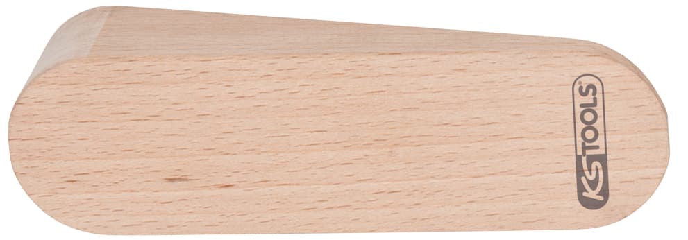 Cale à étamer en bois. 130 x 41 x 40 mm