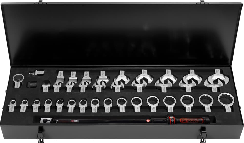 Coffret clé dynamométrique ERGOTORQUEprécision®, 14x18 - 60-320 Nm, 39 pcs