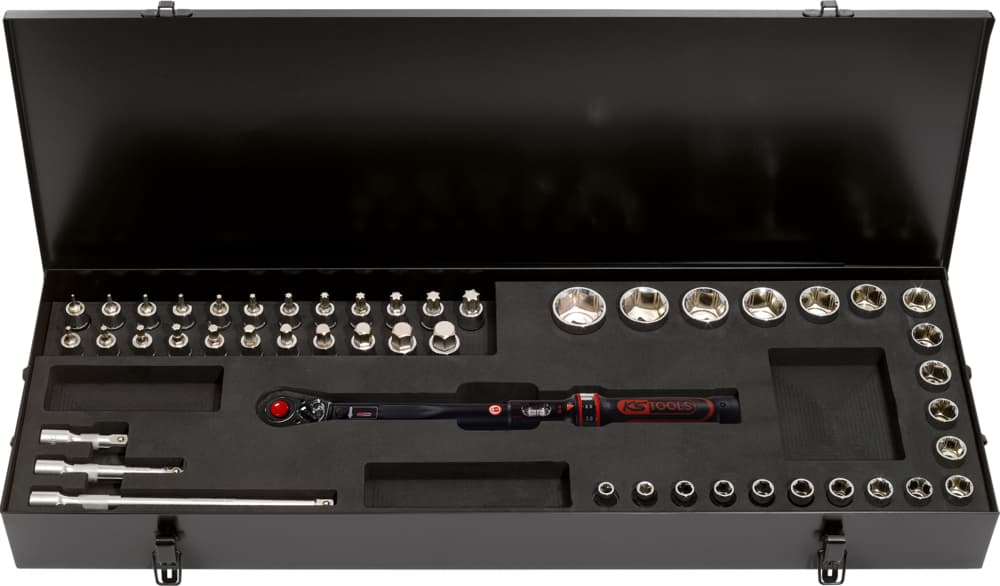 Coffret clé dynamométrique ERGOTORQUEprécision® avec inverseur, 1/2'' - 20-100 N