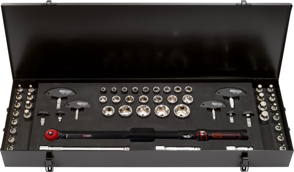 Coffret clé dynamométrique ERGOTORQUEprécision® 1-2''. 60-320 Nm. 49 pcs