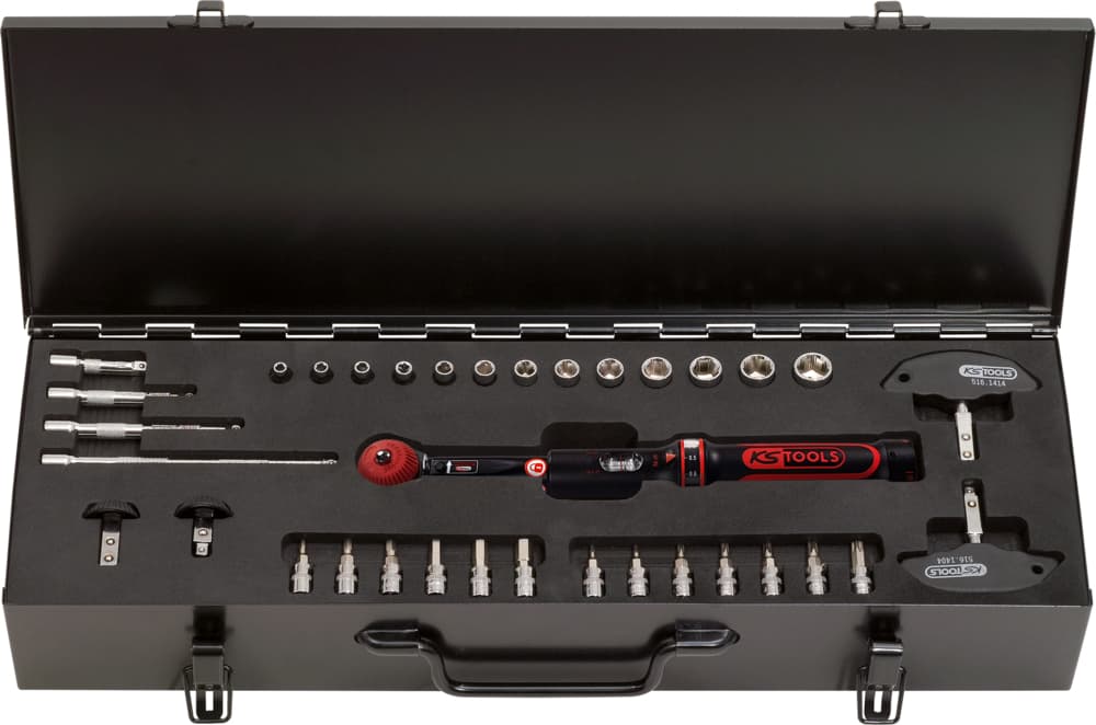 Coffret clé dynamométrique ERGOTORQUEprécision® 1-4''. 5-25 Nm. 32 pcs