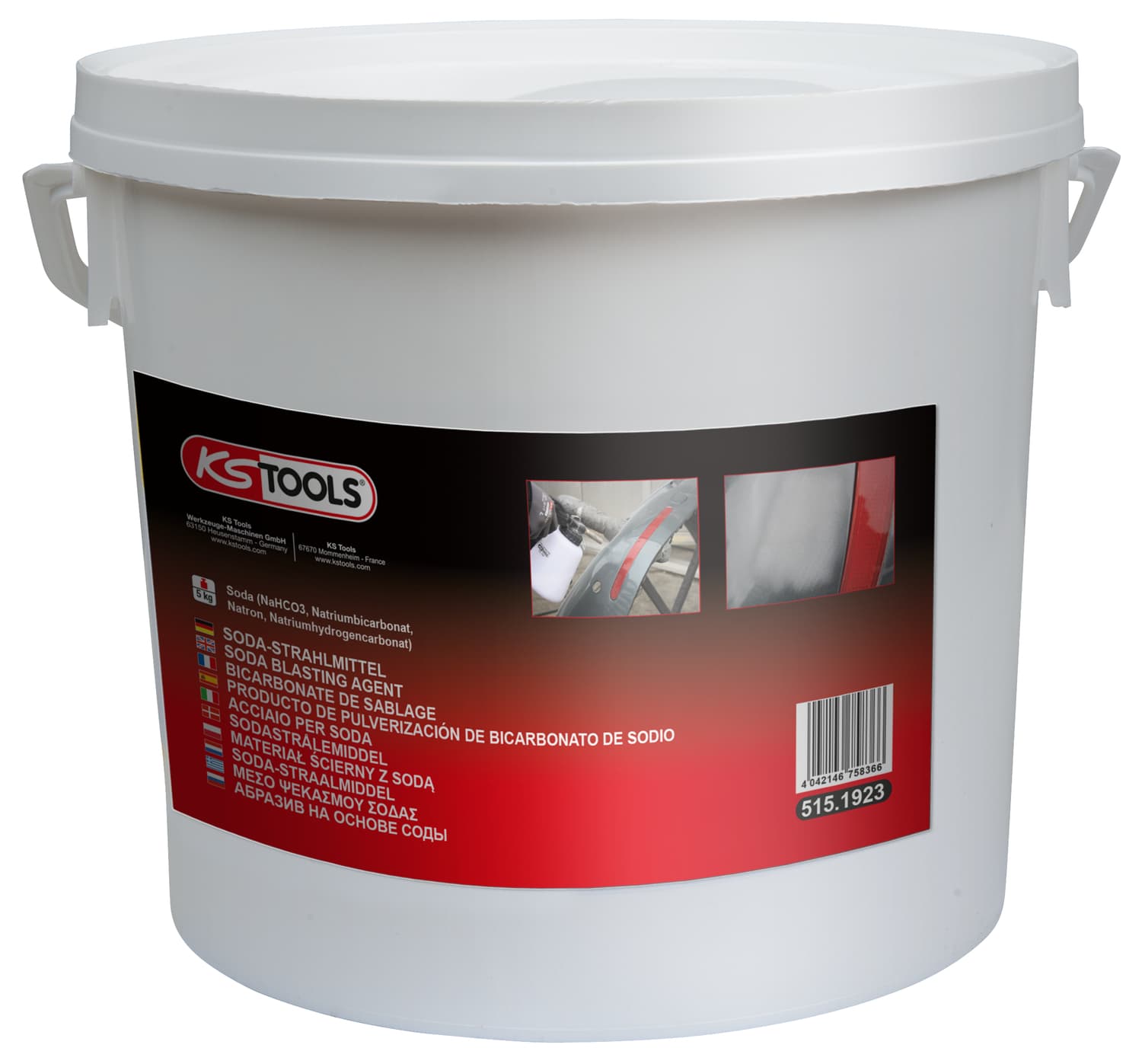 Agent de sablage au sodium. 5 kg