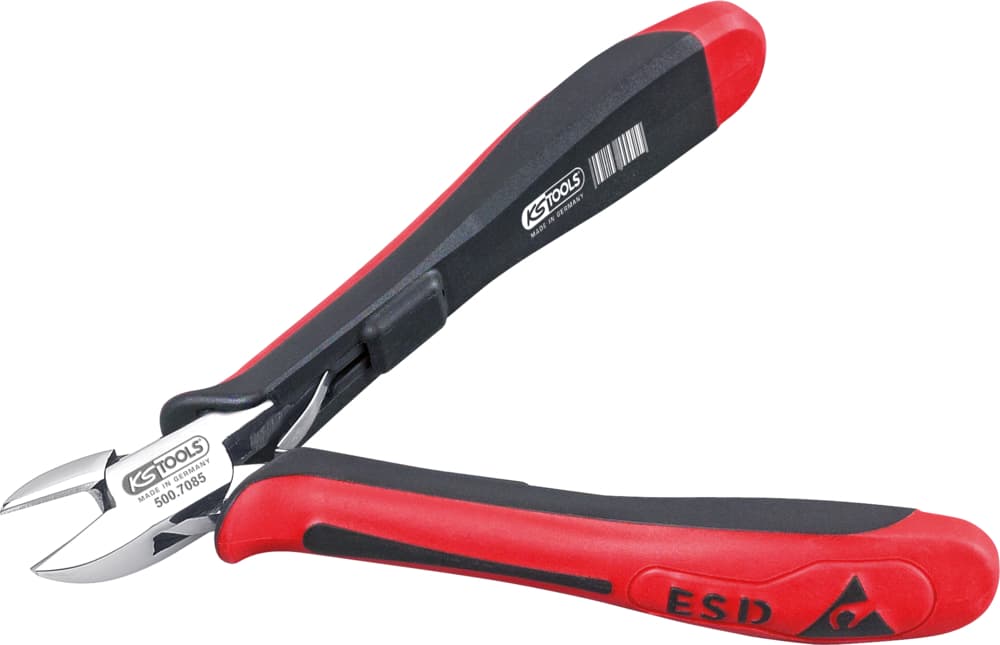 Pince ESD coupante diagonale tête ronde et sert fil. 125 mm