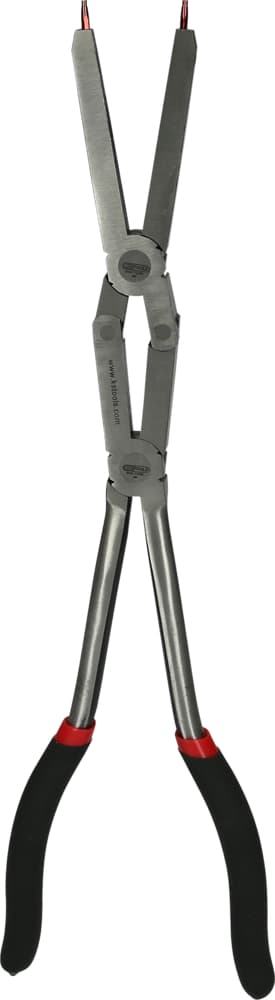 Pince à circlips à double articulation pour circlips intérieurs. 345 mm