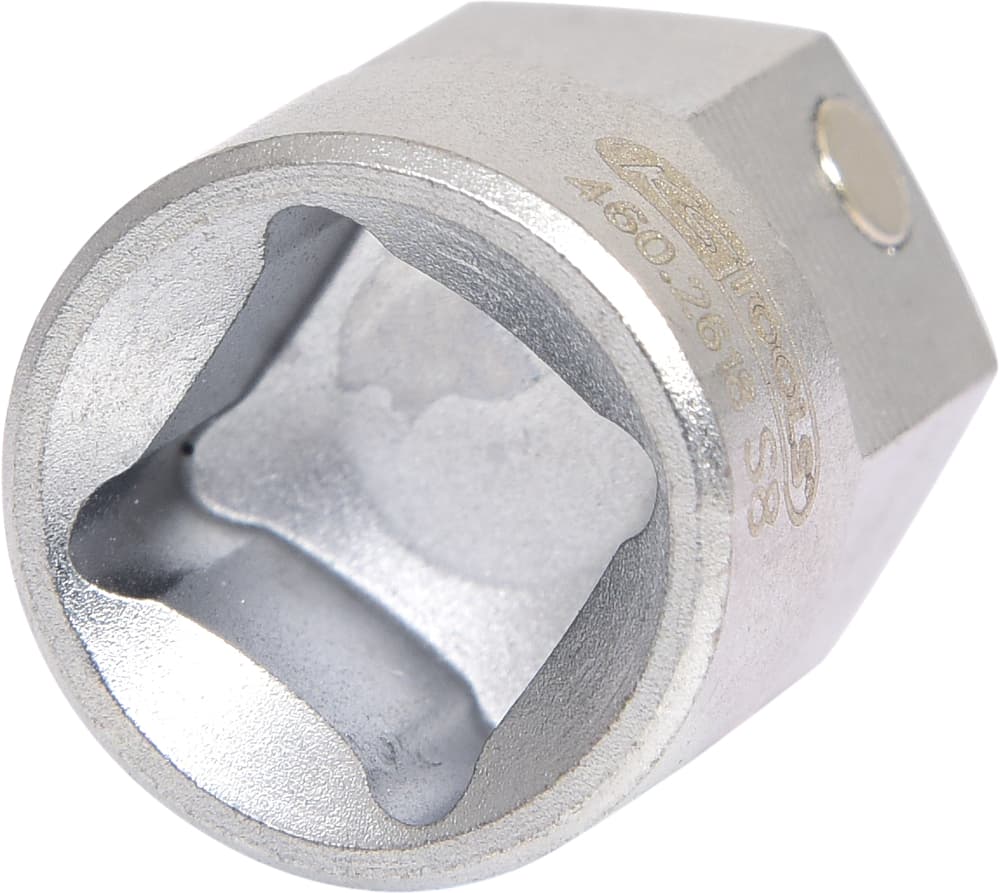 Douille 4 pans de 8 mm aimantée pour étriers de frein SAF et Knorr