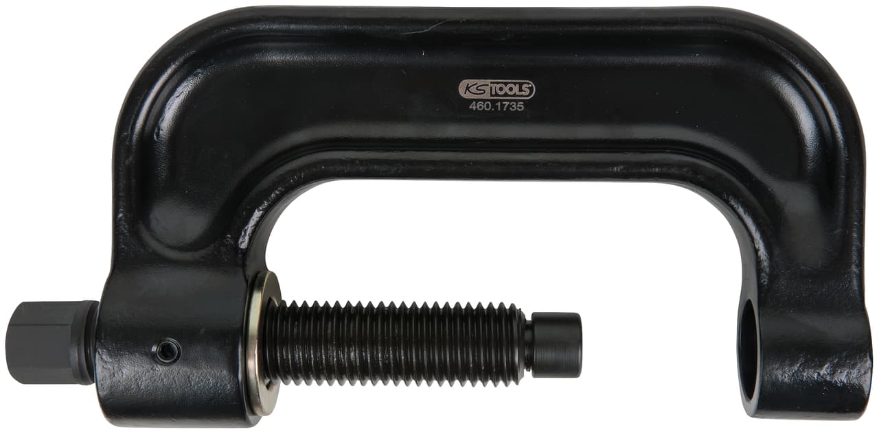 Support en C avec vis de force trapézoïdale. L.235 mm