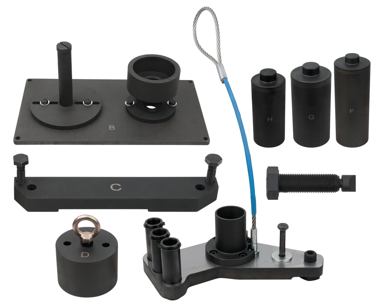 Kit de montage de boîte de vitesses pour MAN - DAF - Mercedes ZF 16S. 8pcs