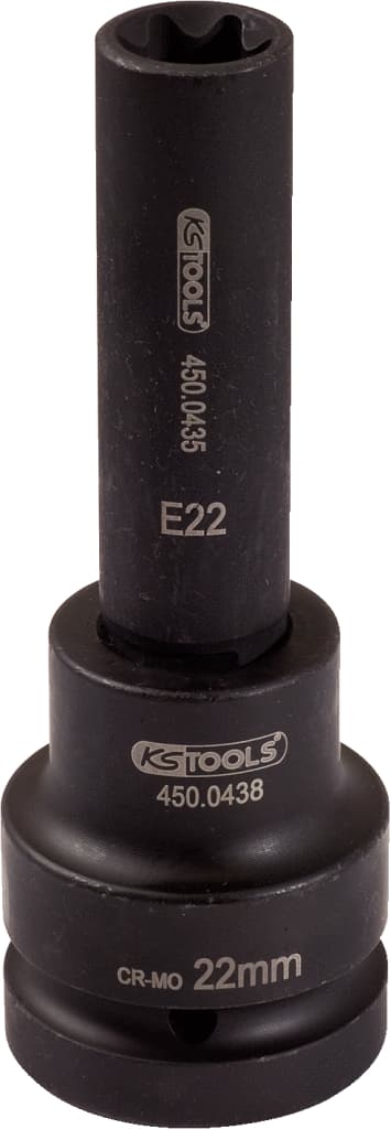 Douille à chocs TORX-E 1'', E20