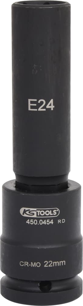 Douille à chocs pour culasse TORX® 3-4''. L.140 mm - E24