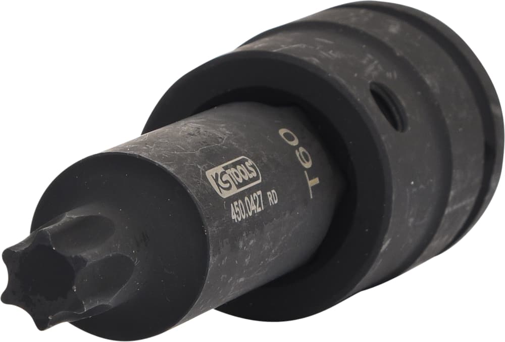 Douille mâle à chocs TORX longue. T70